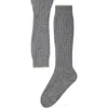 Brunello Cucinelli Rib Knit Socks In Medium Grey