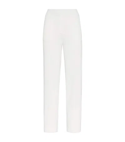 BRUNELLO CUCINELLI RIB-KNIT TROUSERS