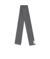 Brunello Cucinelli Rib Knitted Scarf In Black