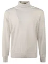 Brunello Cucinelli Men's Luxurious Pure Cashmere Sweater In Madreperla/camel Chiaro
