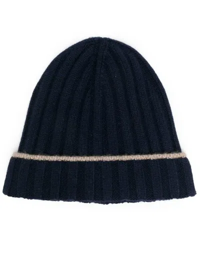 BRUNELLO CUCINELLI RIBBED BEANIE