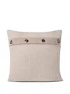 Brunello Cucinelli Ribbed Buttoned Cushion In Neutral