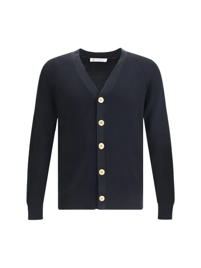 BRUNELLO CUCINELLI RIBBED CARDIGAN
