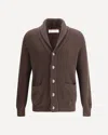 Brunello Cucinelli English Ribbed Knit Cardigan