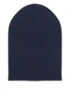 Brunello Cucinelli Ribbed Cashmere Beanie In Blue
