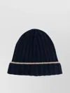 Brunello Cucinelli Ribbed Cashmere Beanie Turn-up Brim