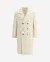 Brunello Cucinelli Men One-and-a-half-breasted Coat In White