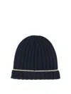 Brunello Cucinelli Ribbed Cashmere Knit Beanie