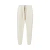 Brunello Cucinelli Cashmere-blend Sweatpants In White