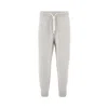 Brunello Cucinelli Cashmere Track Pants In Grey