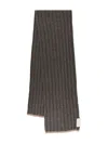 Brunello Cucinelli Ribbed Cashmere Scarf