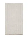 Brunello Cucinelli Cashmere Rib-knit Scarf In White