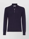 Brunello Cucinelli Ribbed Collar High Neck Sweater