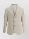 Brunello Cucinelli Velvet Blazer Jacket In Neutral