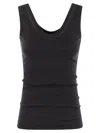 Brunello Cucinelli Slim-fit Tank Top In Anthracite