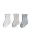 Brunello Cucinelli Ribbed Cotton Socks (set Of Three) In Cqb28