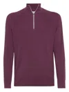 Brunello Cucinelli Ribbed Cotton Sweater In Animal Print