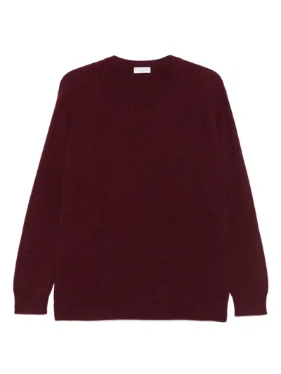 BRUNELLO CUCINELLI RIBBED CREW-NECK SWEATER