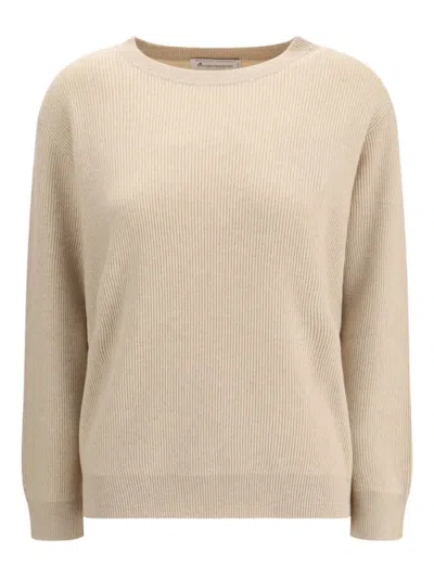BRUNELLO CUCINELLI RIBBED CREW-NECK SWEATER