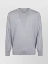 Brunello Cucinelli Ribbed Crew Neck Sweater With Long Sleeves