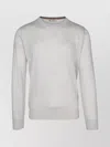 BRUNELLO CUCINELLI RIBBED CREW NECK SWEATER WITH LONG SLEEVES