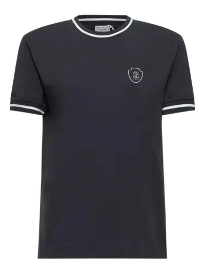 Brunello Cucinelli Ribbed Crew-neck T-shirt