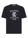 Brunello Cucinelli Graphic Print Crew Neck T-shirt With Side Slits