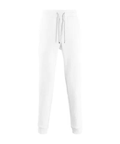 Brunello Cucinelli Ribbed Cuff Track Pants In White