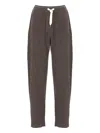 Brunello Cucinelli Wool And Cashmere Straight Trousers In Brown