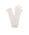 Brunello Cucinelli Paillette Elongated Nylon-blend Gloves
