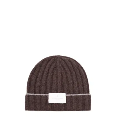 BRUNELLO CUCINELLI RIBBED HAT
