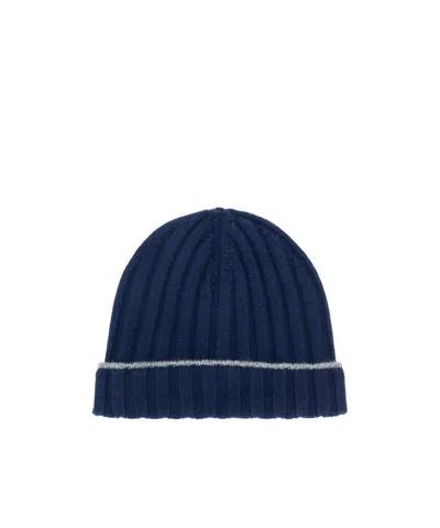 BRUNELLO CUCINELLI RIBBED HAT