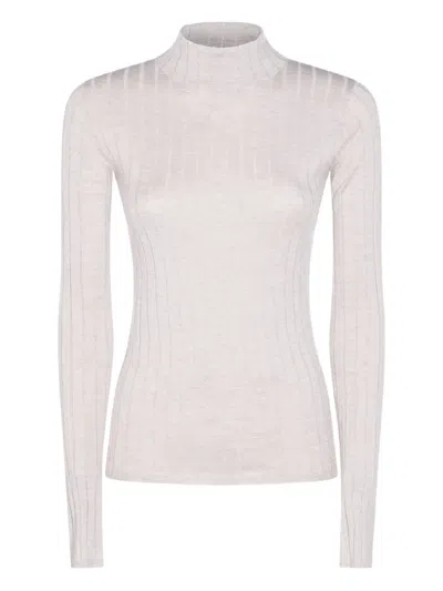 Brunello Cucinelli Ribbed High-neck T-shirt