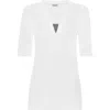 Brunello Cucinelli Ribbed Jersey T-shirt In White