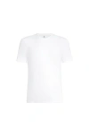Brunello Cucinelli Men Slim Fit Crew-neck T-shirt In Lightweight Cotton Jersey In Blue