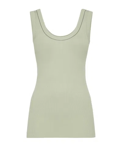 BRUNELLO CUCINELLI BRUNELLO CUCINELLI SCOOP NECK TANK TOP