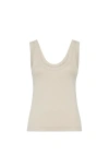 Brunello Cucinelli Ribbed Jersey Top