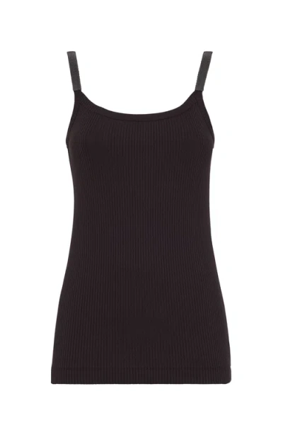 BRUNELLO CUCINELLI BRUNELLO CUCINELLI RIBBED JERSEY TOP