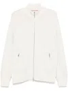 Brunello Cucinelli Ribbed-knit Cardigan In White