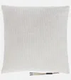 Brunello Cucinelli Ribbed-knit Cashmere Pillow In White