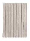 Brunello Cucinelli Ribbed-knit Cashmere Scarf In Gold