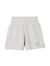Brunello Cucinelli Ribbed-knit Cotton Shorts In Grey