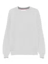 Brunello Cucinelli Men Cashmere Crewneck Sweater In Gray