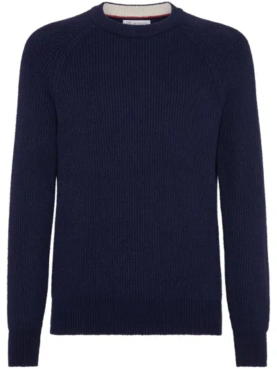 BRUNELLO CUCINELLI RIBBED-KNIT JUMPER