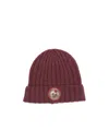 Brunello Cucinelli Ribbed-knit Logo-patch Beanie In Pink