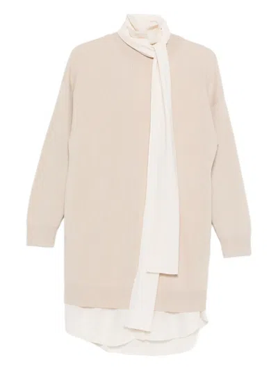 Brunello Cucinelli Ribbed Knit Mini Dress