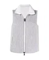 Brunello Cucinelli Grey Wool Casual Jacket In White