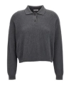 Brunello Cucinelli Poloshirt Aus Geripptem Strick In Black