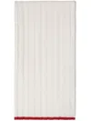 Brunello Cucinelli Ribbed Knit Scarf In White