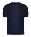 Brunello Cucinelli Rib-knit Linen And Cotton Sweater In Black